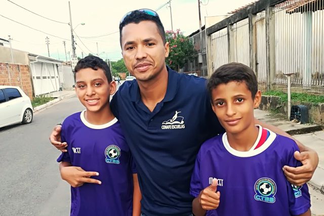 con los jugadores